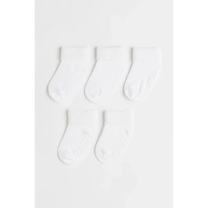 Mem Socks 6'lı Organik Pamuklu  Kaydırmaz Bebek-Çocuk Çorabı