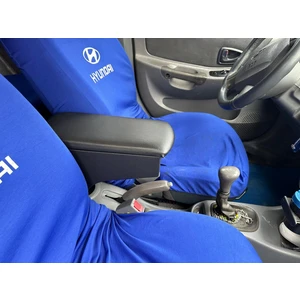 Hyundai Accent Admire Deri Kol Dayama Kolçak Siyah Özel Üretim Mdf