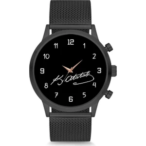 Bika Time Kemal Atatürk Imzalı Erkek Kol Saati Hediye Erkek Arkadaşa Dogum Günü Hediyesi