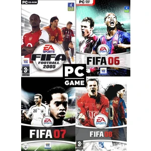 Pc Game Windows Uyumlu Fifa Football 2005,2006,2007,2008 Efsane 4 Seri Bir Arada Bilgisayar Oyunu