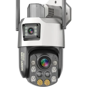 6 Mp Çift Kameralı 36X Optik Zoom Büyük Ptz Wifi Kamera Hareket Takibi-Otomatik Zoom-Icsee Yazılım