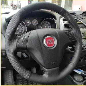 Fiat Uyumlu Linea Doblo- Fiorino Punto Tuşluversiyon Araca Özel Dikmeli Direksiyon Kılıf