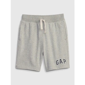 Erkek Çocuk Gri Gap Logo Pull-On Şort