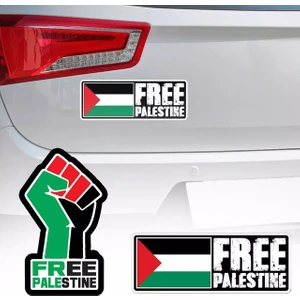 Özgür Filistin Free Palestine Araba Yapıştırma Etiket 18CM Sticker