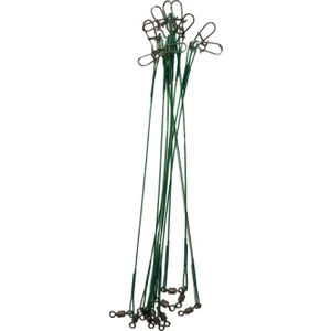 20CM. 10'lu Paket Klipsli Bilyeli Fırdöndülü Turna Çinekop Çelik Teli