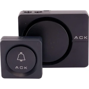 Kablosuz  Zil Siyah 32 Melodi IP20 Ack