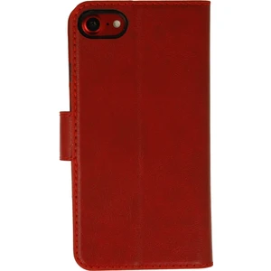 Bilişim Akademi  Apple iPhone 8 Kılıf Deri Kartlıklı Kılıf Kapaklı Kılıf Cüzdanlı - Kırmızı