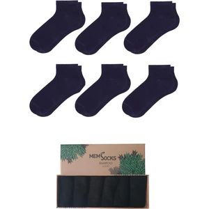 Mem Socks 6'lı  Bambu Çocuk Patik Çorap Özel Kutulu