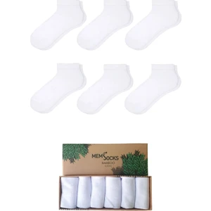 Mem Socks 6'lı  Bambu Çocuk Patik Çorap Özel Kutulu