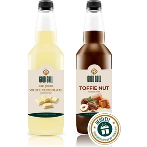 Gold Gull Toffee-Nut & Beyaz Çikolata Aromalı Kahve & Meyve Şurubu 2 x 700 Ml