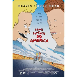 Fidelyo Tasarım  Beavis And Butt-Head Do America (1996)  (Folyo / Afiş / Poster) 1713 ( 35 cm x 50 cm )