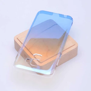 Vardar Aksesuar Galaxy J6 Kılıf Parlak Sert  Renkli Transparan Kapak