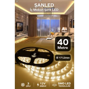 3 Çipli Iç Mekan Şerit Led Tüm Mekanlar-(Trafosuz) 5,10,20,30,40,50,100m