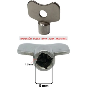 Kalorifer Radyatör Petek Havlupan Hava Alma Anahtarı Purjör Doğalgaz Petek Bakım