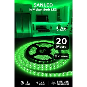 3 Çipli Iç Mekan Şerit Led Tüm Mekanlar-(Trafosuz) 5,10,20,30,40,50,100m