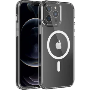 Apple iPhone 12 Pro Max Şeffaf Magsafe Kılıf Kamera Çıkıntılı Korumalı Silikon