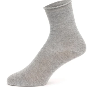 Bambu Dikişsiz Çorap 3 Çift Soft Gri