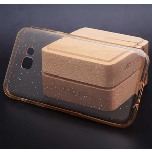 Vardar Aksesuar Galaxy A5 2017 Kılıf Simli Renkli Şeffaf  Simy Silikon Kapak