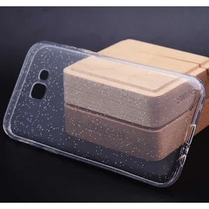 Vardar Aksesuar Galaxy A5 2017 Kılıf Simli Renkli Şeffaf  Simy Silikon Kapak