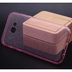 Vardar Aksesuar Galaxy A5 2017 Kılıf Simli Renkli Şeffaf  Simy Silikon Kapak