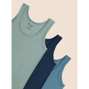 Erkek Çocuk  Pamuk Renkli Atlet 6 ' Lı Paket