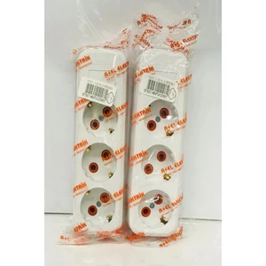 Royaleks Group 3 Lü Klemensli Kablososuz Priz-12463