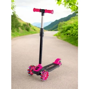 Cool Wheels Işıklı Tekerlekli Çocuk Scooter-Mavi/pembe