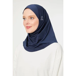 Melodi Scarf Kadın Tesettür Hijab Deniz Havuz Spor  Uyumlu Bone Lacivert