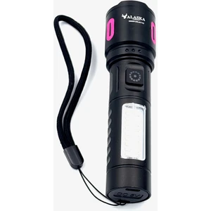 Nokta Outdoor Kamp  Outdoor  Alaska  El Feneri USB Şarjlı ve Kablolu  Zoomlu