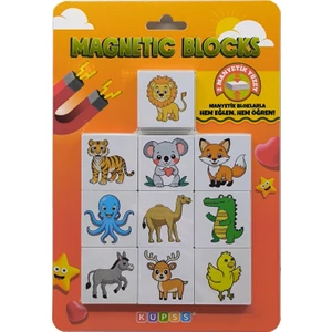Magnet Efe'nin Hayvanat Bahçesi Seri-2 / Mıknatıslı Eğitici Oyuncak Hayvanlar / Küpss Yeni Ürün