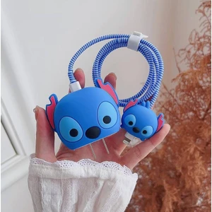 iPhone 18W/20W Uyumlu Şarj Kablosu Ucu ve Şarj Başlığı Kılıfı