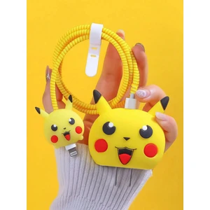 iPhone 18W/20W Uyumlu Şarj Kablosu Ucu ve Şarj Başlığı Kılıfı