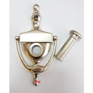 Htm Yapı Kapı Tak Tak Ahşap - Çelik Kapı Tokmağı + Kapı Dürbünü