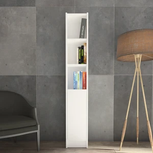 Yeti Mobilya Kuta FLAT30 Kitaplık 1 Kapaklı Kütüphane Çok Amaçlı Dolap
