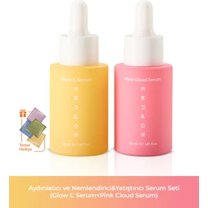 Aydınlatıcı ve Nemlendirici Serum Seti (Glow C Serum+Pink Cloud Serum) (1516)