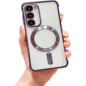 Samsung Galaxy S20 Fe Kılıf Kamera Lens Korumalı Renkli Magsafe Şeffaf Silikon