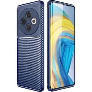 Tecno Spark 30C Uyumlu Silikon Kılıf Karbon Desenli Kamera Korumalı Darbe Emici Autofocus Kapak