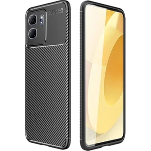 Infinix Hot 50I Uyumlu Silikon Kılıf Karbon Desenli Kamera Korumalı Darbe Emici Autofocus Kapak