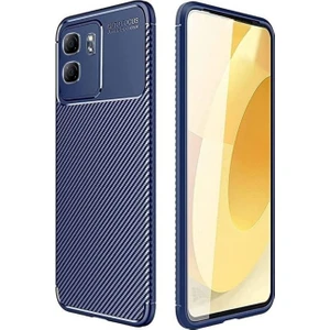 Infinix Hot 50I Uyumlu Silikon Kılıf Karbon Desenli Kamera Korumalı Darbe Emici Autofocus Kapak