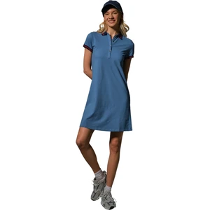 %100 Pamuk Polo Pike Örme Kadın Mini Tenis Elbise  @cascais
