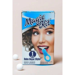 Magic Kit Diş Leke Silgisi 1 Aparatlı - 5 Yedek Süngerli Set 1 Paket