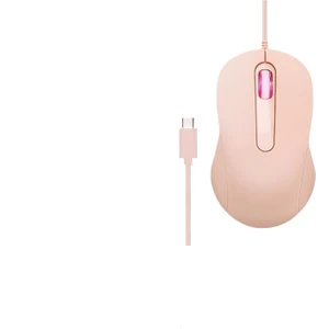 Typec Kablolu Fare Sessiz Cep Telefonu Dizüstü Tablet MacBook Air Pro Bilgisayar Faresi (Yurt Dışından)