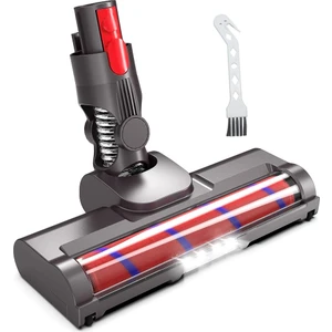 Dyson V15 V8 V7 V10 V11 Için Vakum Aparatları, Parke Zemin Aparatı, Led'li Yumuşak Rulo Fırça Başlığı (Yurt Dışından)