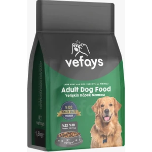 Kuzu Etli ve Pirinçli Yetişkin Köpek Maması 1.5 kg