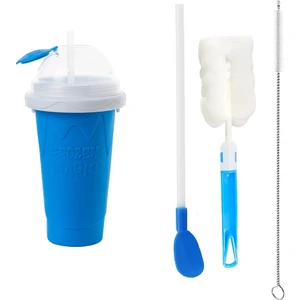 Freeze Magic Slushy Cup, Kapaklı ve Pipetli Smoothie Bardakları, Slushie Maker Cup Harika Şeyler (Yurt Dışından)