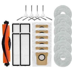 Xiaomi Robot Vakum X20 Plus / X20 + Robot Vakum Temizleyici Ana Yan Fırça Hepa Filtre Paspas Bezi Toz Torbası Aksesuarları (Yurt Dışından)