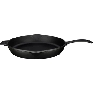 Döküm Yuvarlak Kızartma Tavası Döküm Demir Yekpare Saplı. Çap(Ø)34cm