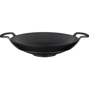 Döküm Yuvarlak Wok Döküm Demir Yekpare Çift Kulplu Çap(Ø)38cm.