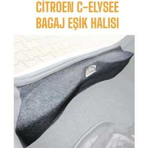 Öziş Avm Citroen C Elysee Bagaj Içi Eşik Halı Kaplama