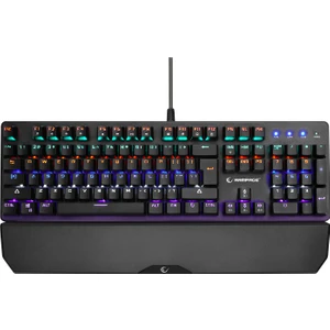 KB-R86 Umbra Siyah USB Rainbow Aydınlatmalı Red Switch Us Layout English Mekanik Gaming Oyuncu Klavye